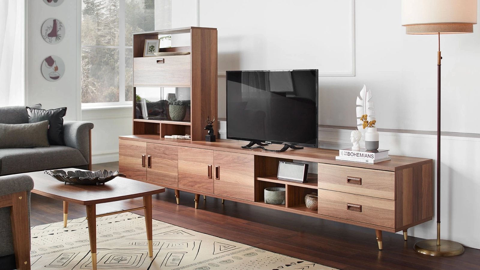 Nordic TV Upper Cabinet