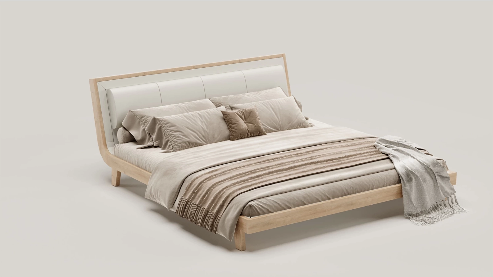 Nigero Başlıklı Karyola 160 cm