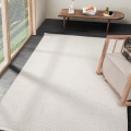 Beyaz Dokuma Halı Bukleli Salon Oturma Odası Yatak Çocuk Odası Koridor Halısı Yolluk Beyaz