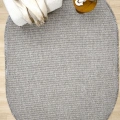 Gri Oval Dokuma Halı Salon Oturma Odası Yatak Odası Koridor Yolluk Halısı GRİ OVAL