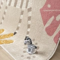 Yumuşak Dokuma Halı Zebra Figürlü Leke Tutmaz Bebek Odası Çocuk Odası Genç Odası Halısı ZEBRA