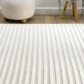 Beyaz Yumuşak Dokuma Halı Salon Mutfak Oturma Odası Koridor Yolluk Çocuk Odası Halısı 004