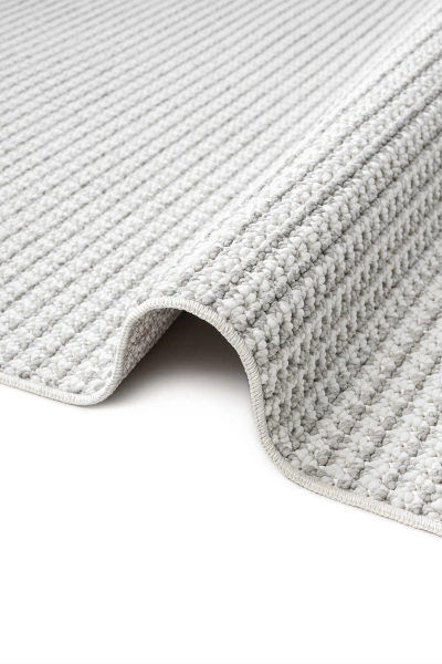 Beyaz Gri Yumuşak Dokulu Halı Kilim Salon Mutfak Koridor Yolluk Dokuma Makine Halısı 0014