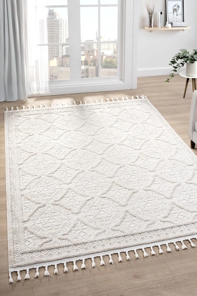 Bukleli Modern Dokuma Halı Yumuşak Yolluk Oturma Odası Salon Halısı