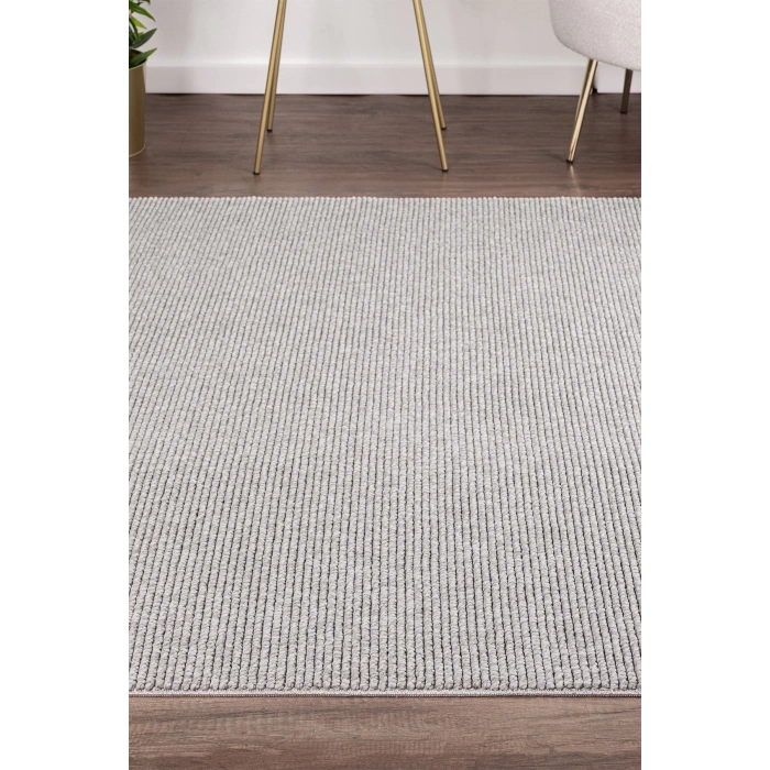 Gri Dokuma Halı Bukleli Salon Oturma Odası Yatak Çocuk Odası Koridor Halısı Yolluk Gri