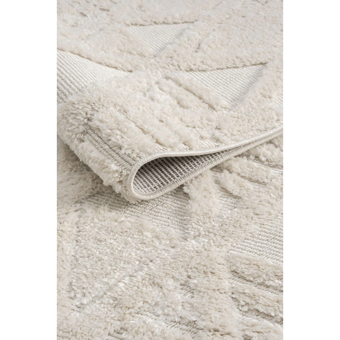 Krem Modern Dokuma Halı Yolluk Antre Oturma Odası Salon Mutfak Halısı