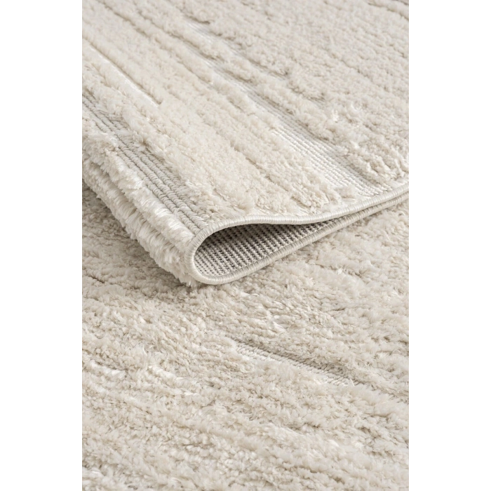 Krem Renk Modern Dokuma Halı Yolluk Antre Oturma Odası Salon Mutfak Halısı