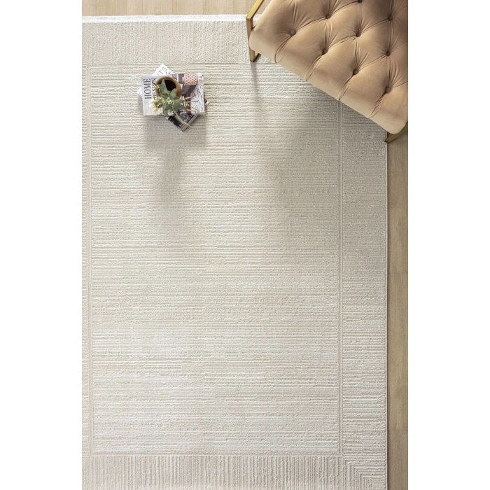 Modern Dokuma Halı Bordürlü Yıkanabilir Oturma Odası Halısı Salon Halısı Yolluk