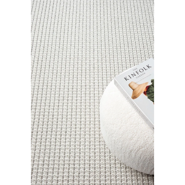 Beyaz Gri Yumuşak Dokulu Halı Kilim Salon Mutfak Koridor Yolluk Dokuma Makine Halısı 0014
