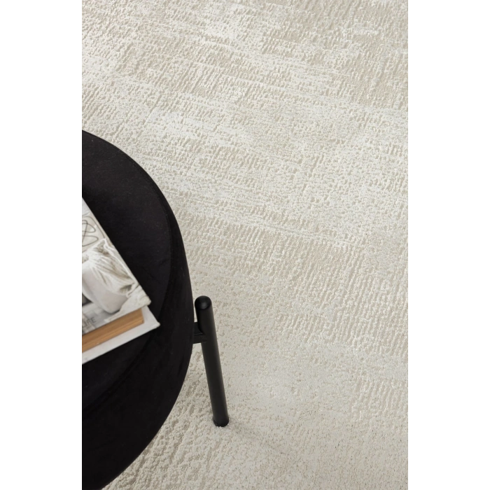 Modern Dokuma Halı Yıkanabilir Yolluk Antre Oturma Odası Halısı Salon Halısı Grimsi BEYAZ