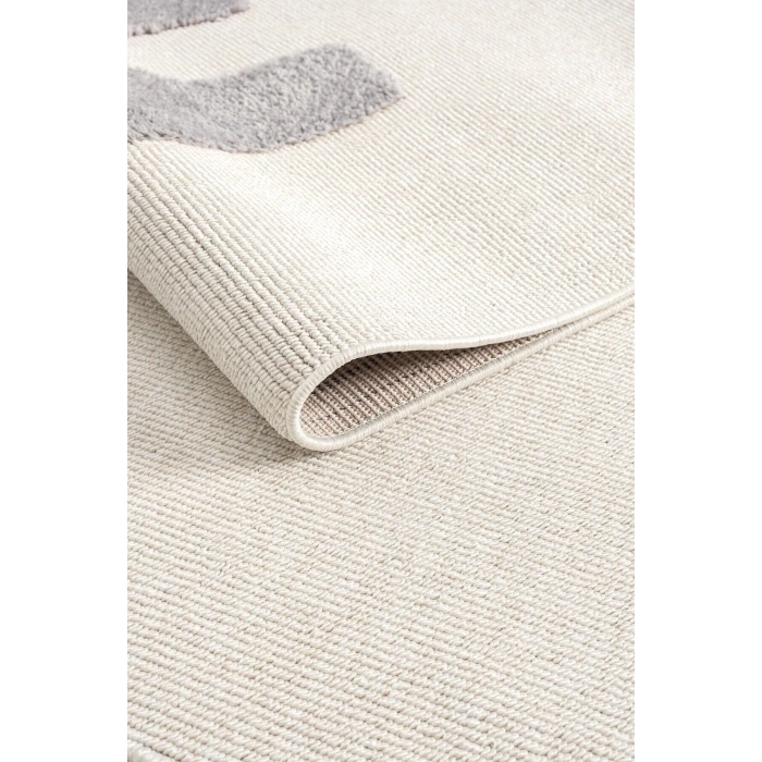 Yumuşak Renkli Bukleli Fil Balon Figürlü Dokuma Halı Bebek Odası Çocuk Odası Genç Odası Halısı 6