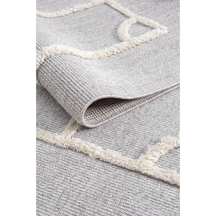 Futbol Sahası Gri Halı Yumuşak Bukleli Dokuma Halı Bebek Odası Çocuk Odası Genç Odası Halısı 15