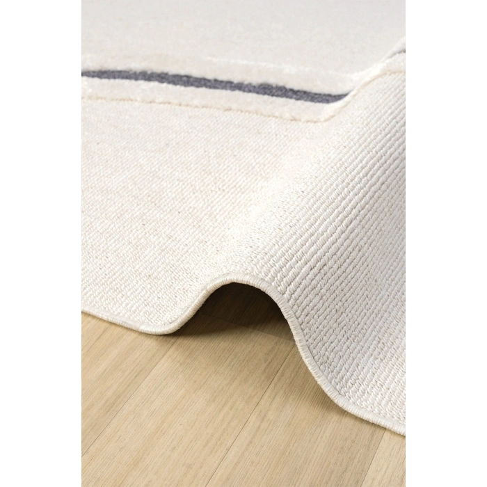 Krem Yumuşak Bukleli Tavşan Figürlü Dokuma Halı Bebek Odası Çocuk Odası Genç Odası Halısı 19