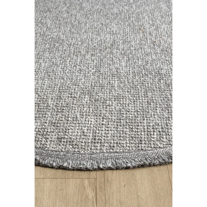 Gri Oval Dokuma Halı Salon Oturma Odası Yatak Odası Koridor Yolluk Halısı GRİ OVAL
