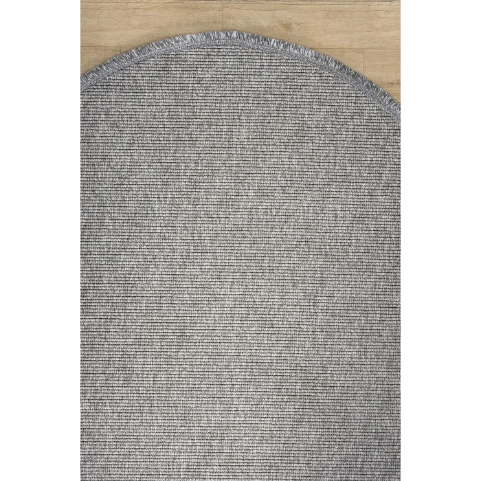 Gri Oval Dokuma Halı Salon Oturma Odası Yatak Odası Koridor Yolluk Halısı GRİ OVAL