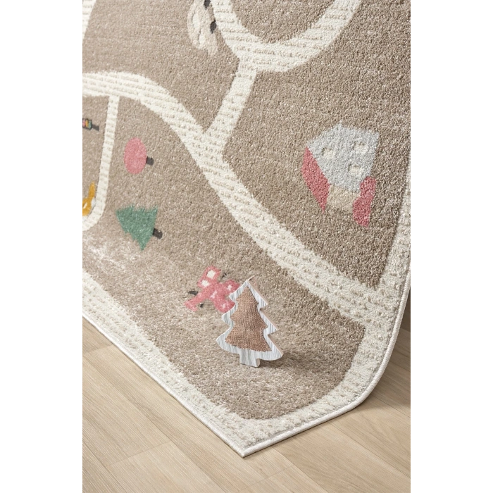 Yumuşak Dokuma Halı Leke Tutmaz Araba Yolu Bebek Odası Çocuk Odası Genç Odası Halısı Oyun Yol