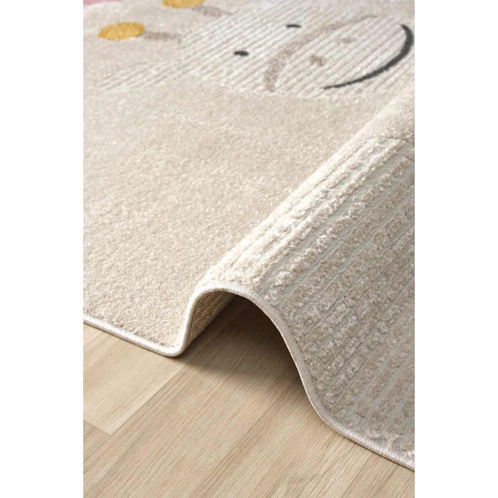 Yumuşak Dokuma Halı Zürafa Figürlü Leke Tutmaz Bebek Odası Çocuk Odası Genç Odası Halısı ZÜRAFA