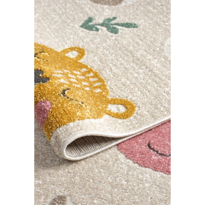 Yumuşak Dokuma Halı Sevimli Dostlar Leke Tutmaz Bebek Odası Çocuk Odası Genç Odası Halısı HAYVANLAR