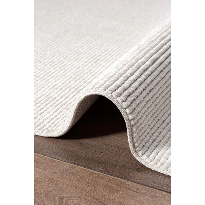 Beyaz Dokuma Halı Salon Oturma Odası Yatak Çocuk Odası Koridor Halısı Yolluk BEYAZ