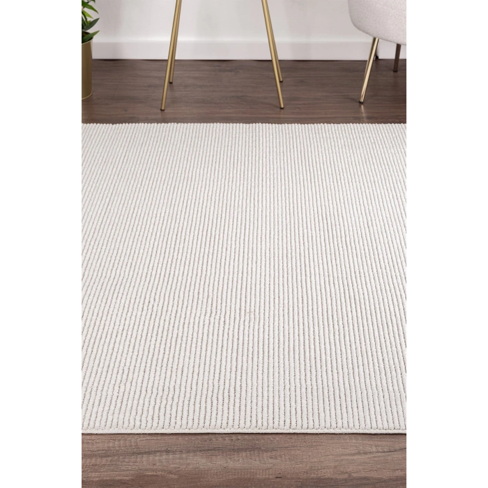 Beyaz Dokuma Halı Salon Oturma Odası Yatak Çocuk Odası Koridor Halısı Yolluk BEYAZ