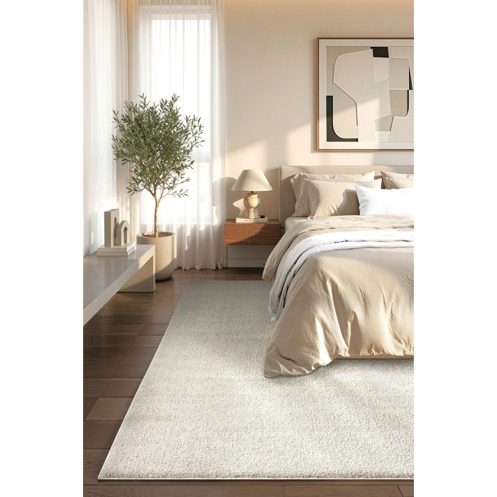 Dokuma Halı Açık Gri Yumuşak Halı Yolluk Çocuk Yatak Odası Oturma Odası Salon Mutfak Halısı GRİ AÇIK