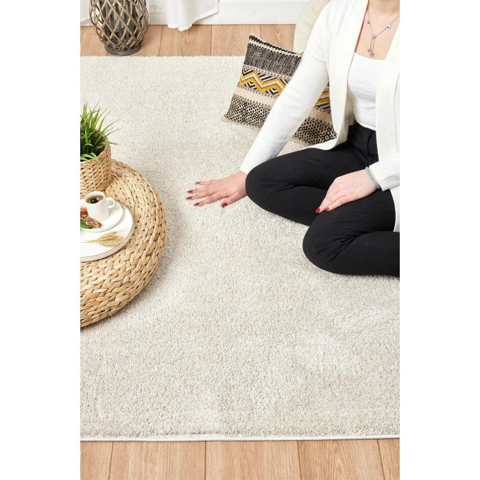 Dokuma Halı Açık Gri Yumuşak Halı Yolluk Çocuk Yatak Odası Oturma Odası Salon Mutfak Halısı GRİ AÇIK