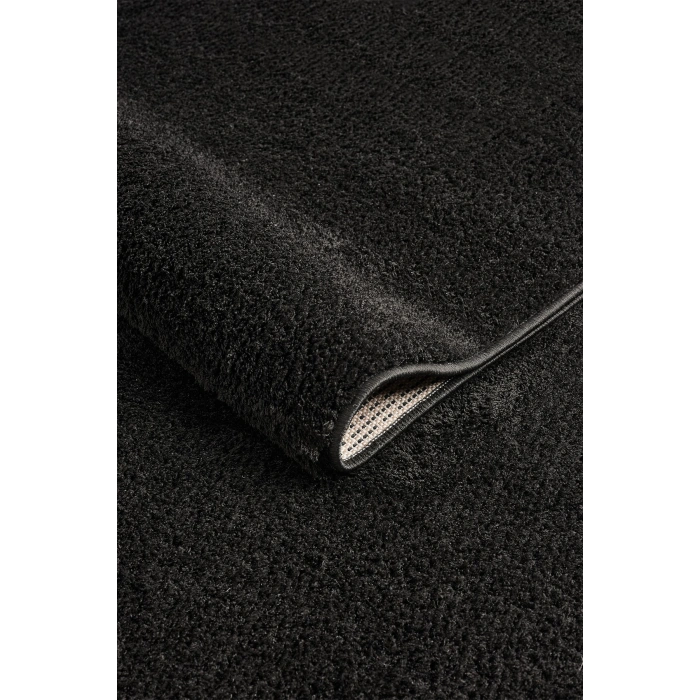 Dokuma Halı Siyah Yumuşak Halı Yolluk Çocuk Yatak Odası Oturma Odası Salon Mutfak Halısı SİYAH