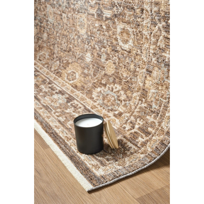 Eskitme Vintage Halı Bambu Polyester Oturma Odası Salon Mutfak Halısı 6