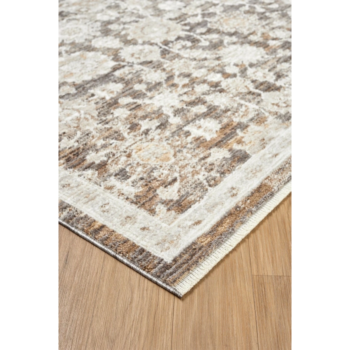 Eskitme Vintage Çiçekli Halı Bambu Polyester Oturma Odası Salon Mutfak Halısı 8