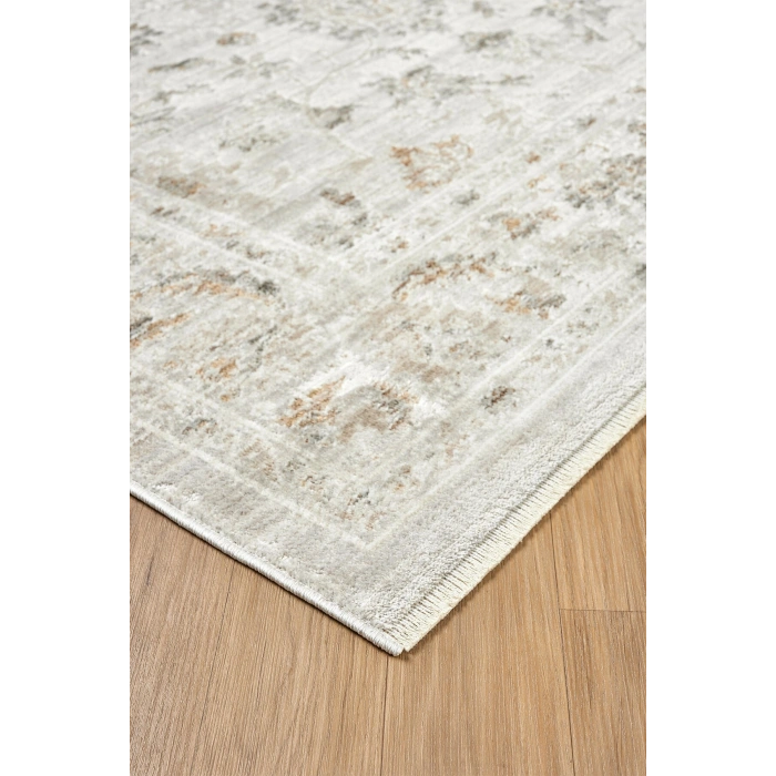 Eskitme Vintage Çiçekli Halı Bambu Polyester Oturma Odası Salon Mutfak Halısı 5