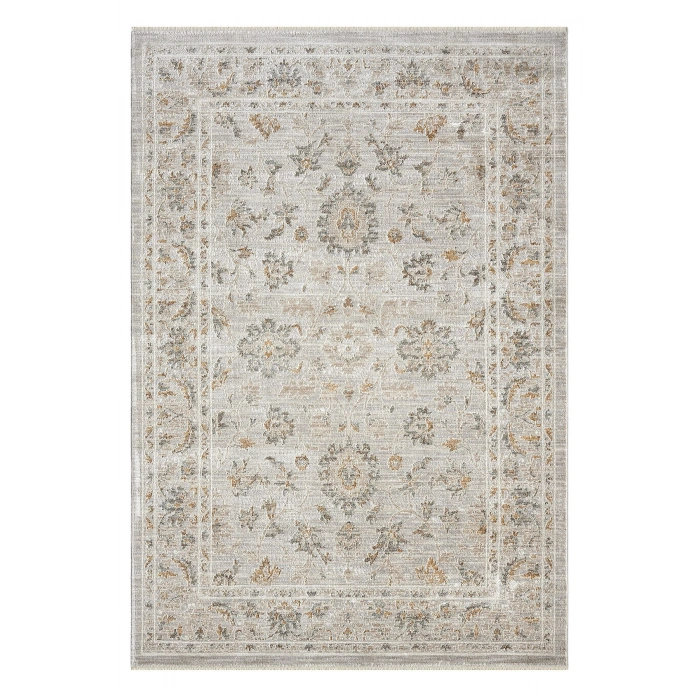 Eskitme Vintage Çiçekli Halı Bambu Polyester Oturma Odası Salon Mutfak Halısı 5