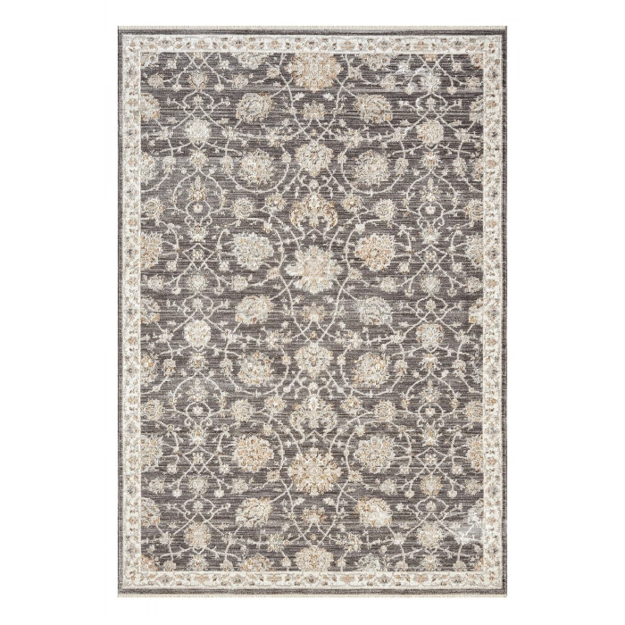 Eskitme Vintage Çiçekli Halı Bambu Polyester Oturma Odası Salon Mutfak Halısı 2