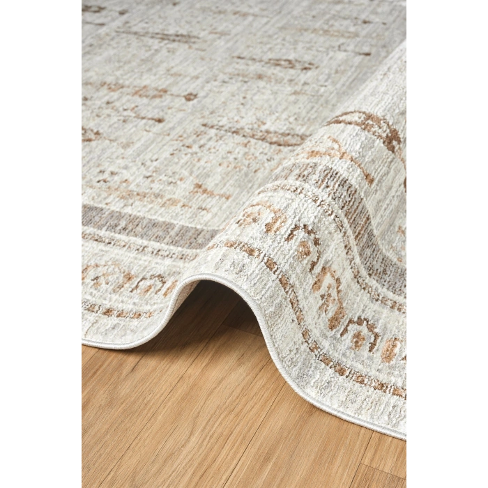 Eskitme Vintage Çiçekli Halı Bambu Polyester Oturma Odası Salon Mutfak Halısı 10