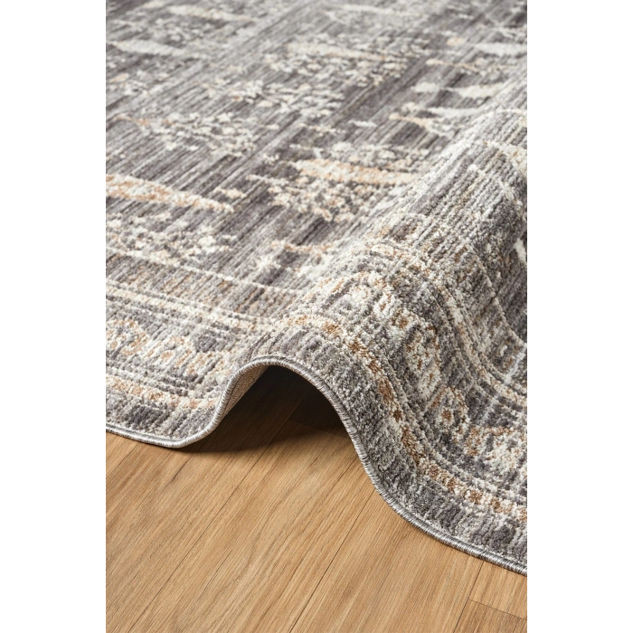 Eskitme Vintage Çiçekli Ağaçlı Halı Bambu Polyester Oturma Odası Salon Mutfak Halısı 9