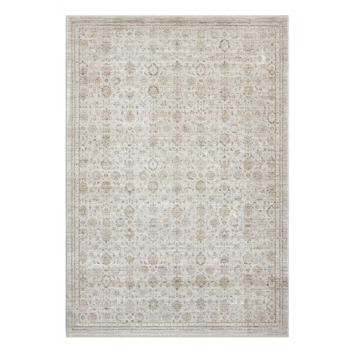 Eskitme Vintage Çiçekli Halı Bambu Polyester Oturma Odası Salon Mutfak Halısı 4