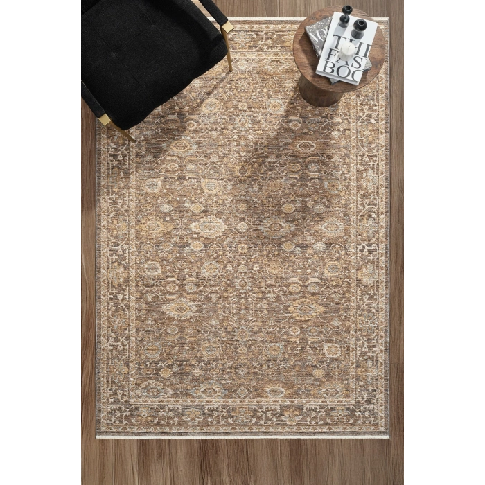 Eskitme Vintage Halı Bambu Polyester Oturma Odası Salon Mutfak Halısı 6