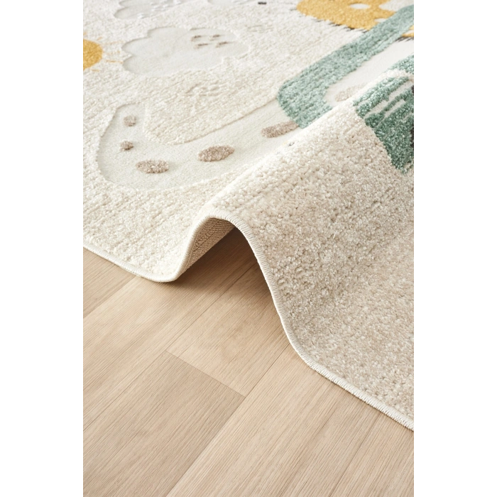 Yumuşak Dokuma Halı Sevimli Dostlar Leke Tutmaz Bebek Odası Çocuk Odası Genç Odası Halısı KARNAVAL