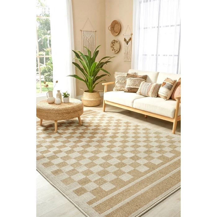 Modern İskandinav Dokuma Halı Mutfak Koridor Yolluk Salon Oturma Odası Balkon Halısı 1