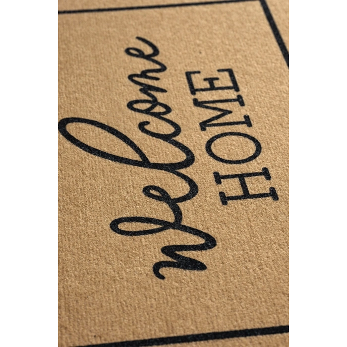 Coco Koko Paspas Dış Kapı Paspası Kıl Kapı Önü Paspası 45 x 70 WELCOME HOME 2