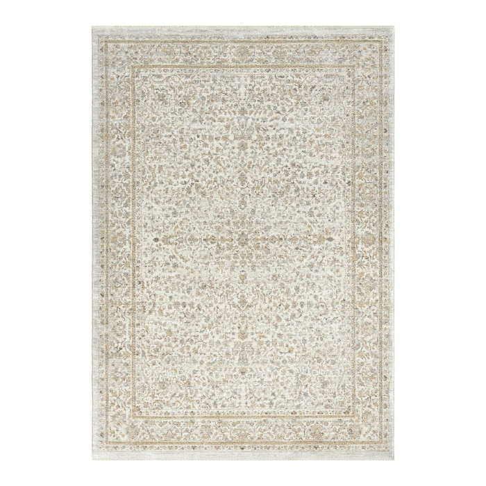 Eskitme Vintage Bordürlü Halı Bambu Polyester Oturma Odası Salon Mutfak Halısı 11