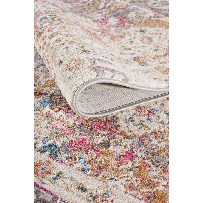 Çok Renkli Vintage Halı Bambu Polyester Oturma Odası Salon Mutfak Halısı 4