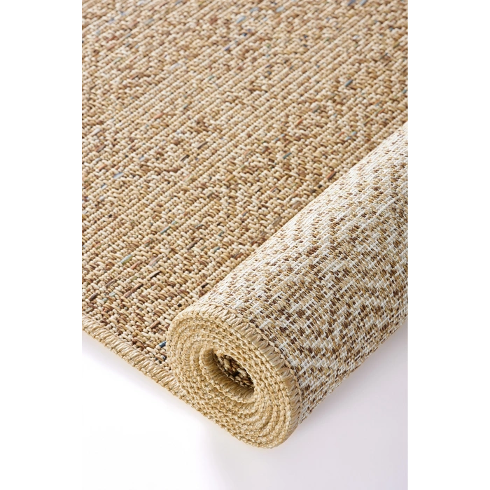 Naturel Jüt Halı Modern Örme Toz Vermez Kaymaz Taban Balkon Salon Bahçe Mutfak Halısı 2