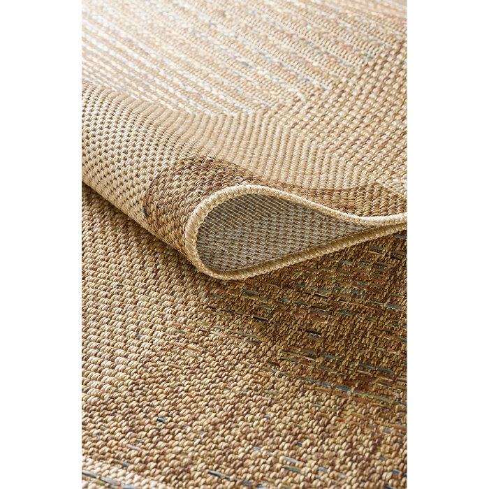 Naturel Jüt Halı Modern Örme Toz Vermez Kaymaz Taban Balkon Salon Bahçe Mutfak Halısı 5