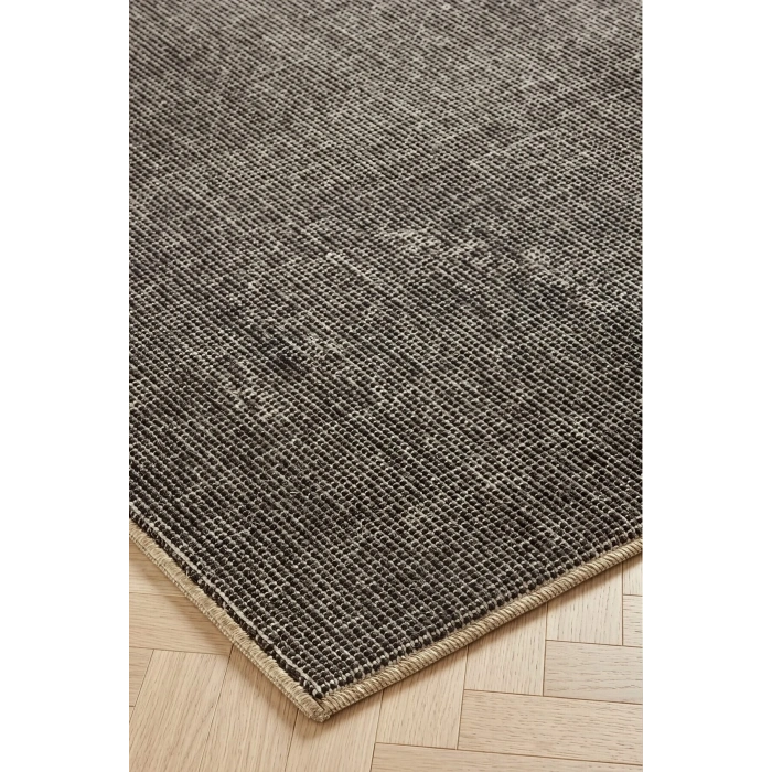 Modern Dokuma Halı Siyah Bukleli Mutfak Koridor Yolluk Salon Oturma Odası Balkon Halısı 9