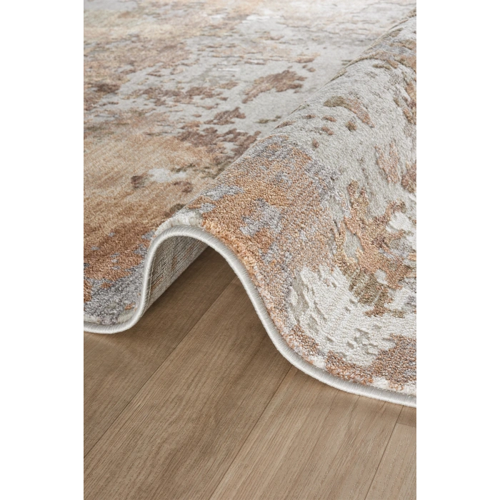 Çok Renkli Eskitme Halı Bambu Polyester Oturma Odası Salon Mutfak Halısı 5