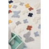 Yumuşak Renkli Bukleli Kelebek Figürlü Dokuma Halı Bebek Odası Çocuk Odası Genç Odası Halısı 11
