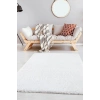 Kar Beyazı Peluş Dokuma Halı Oturma Odası Salon Çocuk Odası Yatak Odası Halısı BEYAZ
