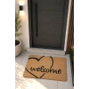 Coco Koko Paspas Dış Kapı Paspası Kıl Kapı Önü Paspası 45 x 70 WELCOME 3