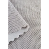 Bambu Gri Yumuşak Koltuk Örtüsü Kayma Yapmaz Yıkanabilir Süngerli ( 170x210) NOKTA GRİ