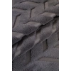 Bambu Anthrazit Yumuşak Koltuk Örtüsü Kayma Yapmaz Yıkanabilir Süngerli ( 170x210) ZİGZAG ANTHRAZİT